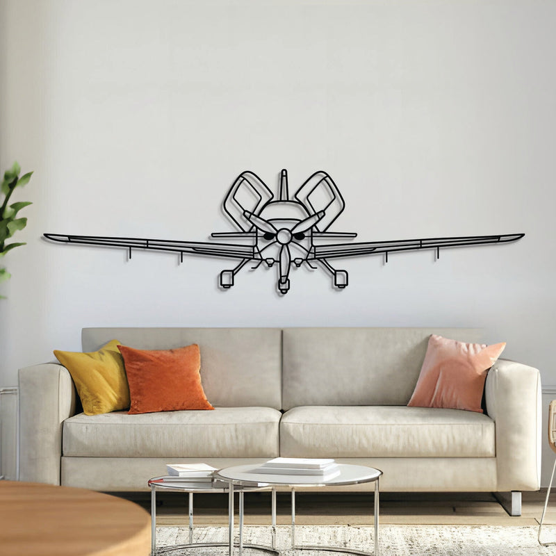 SR22T G6 Front Metal Aircraft Wall Art - NCP0397