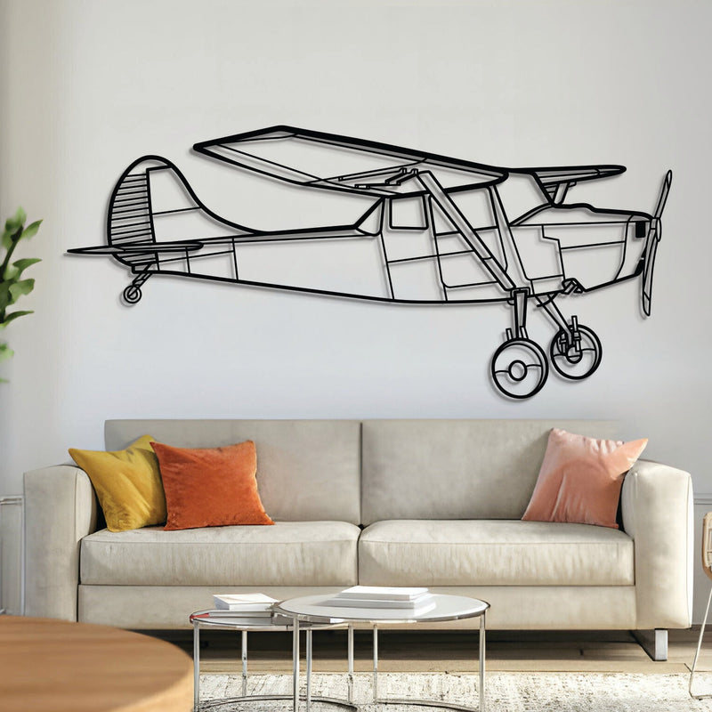 O-1 Bird Dog Metal Aircraft Wall Art - NCP0434