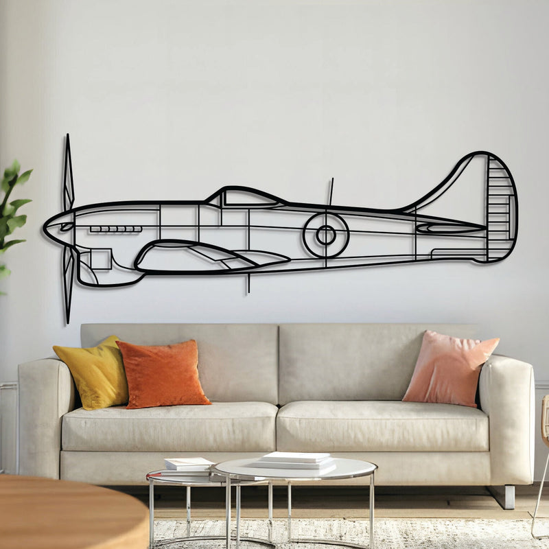 Tempest Metal Aircraft Wall Art - NCP0350