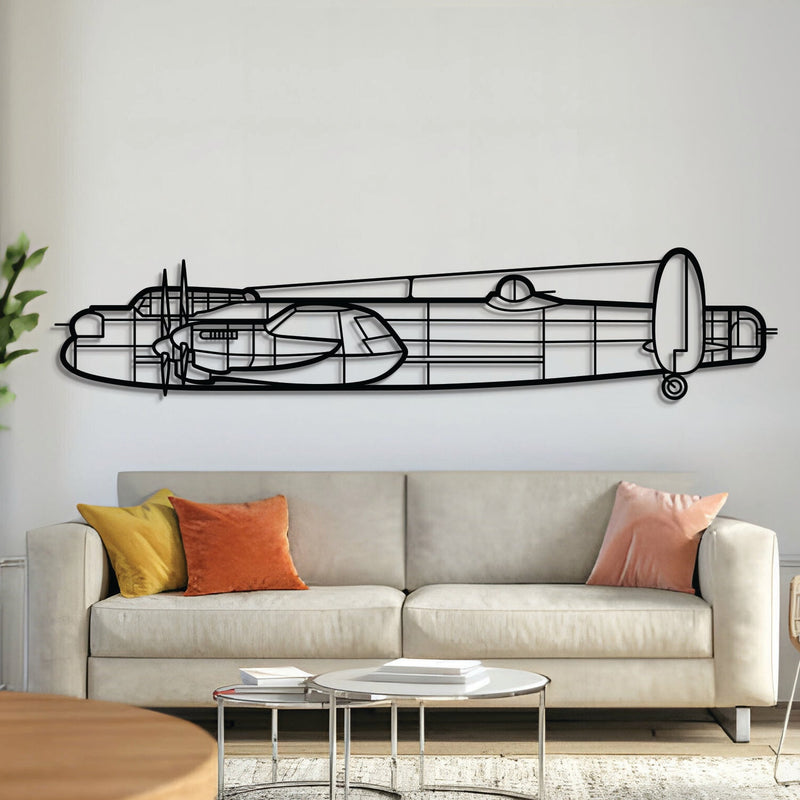 Avro Lancaster Metal Aircraft Wall Art - NCP0162