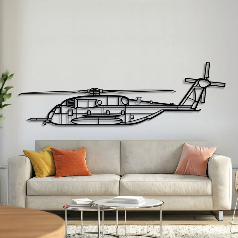 CH-53E Super Stallion Metal Aircraft Wall Art - NCP0265