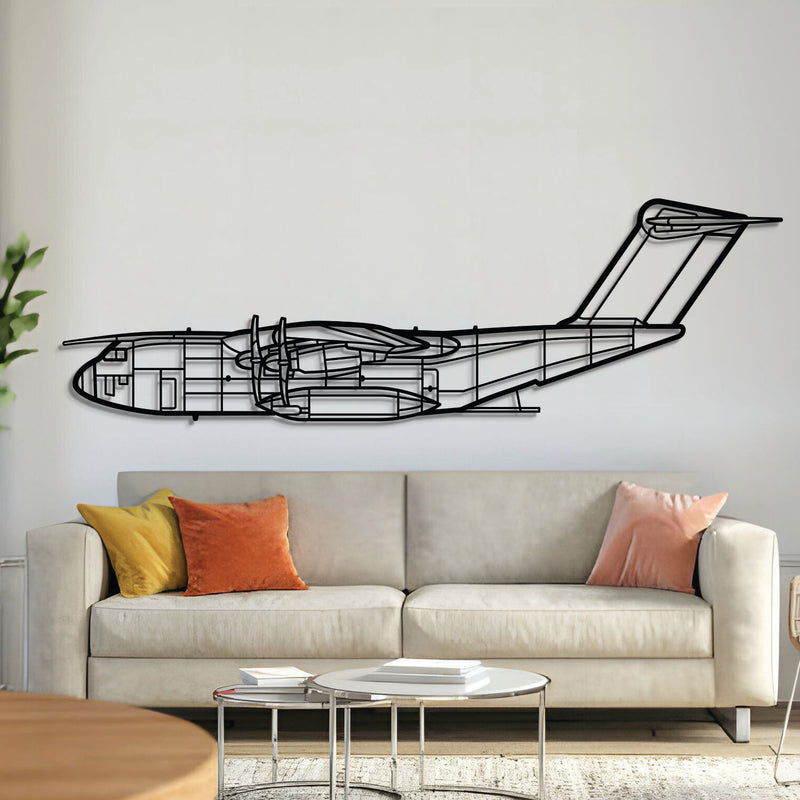 A400M Atlas Metal Aircraft Wall Art - NCP0256