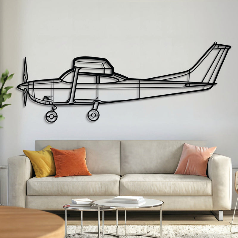 182H Skylane Metal Aircraft Wall Art - NCP0154