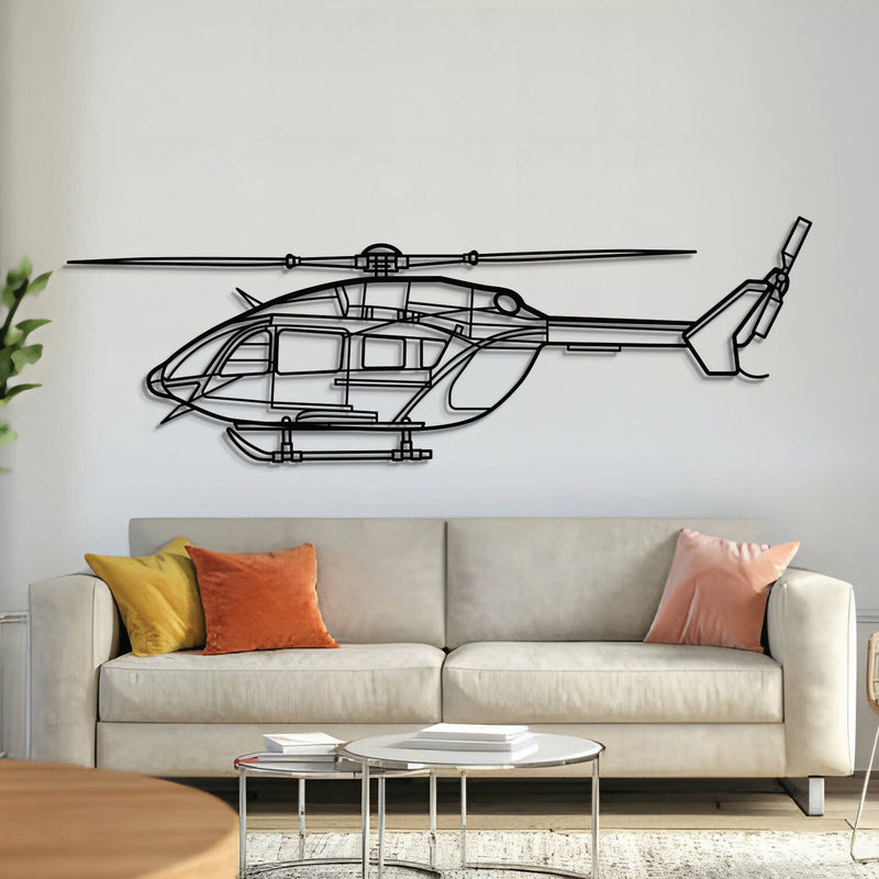 EC-145 Metal Aircraft Wall Art - NCP0220