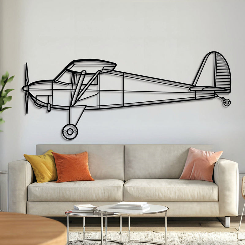 Luscombe 8A Metal Aircraft Wall Art - NCP0184