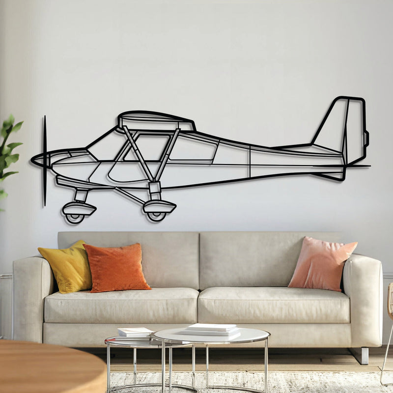 C42B Metal Aircraft Wall Art - NCP0414