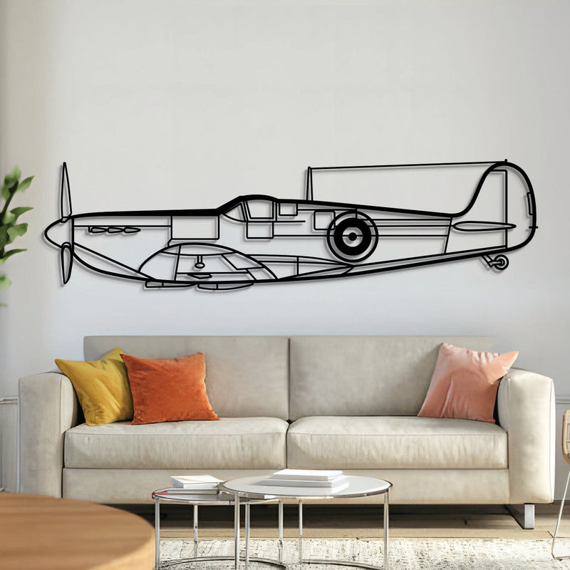 Spitfire MK II Metal Aircraft Wall Art - NCP0130