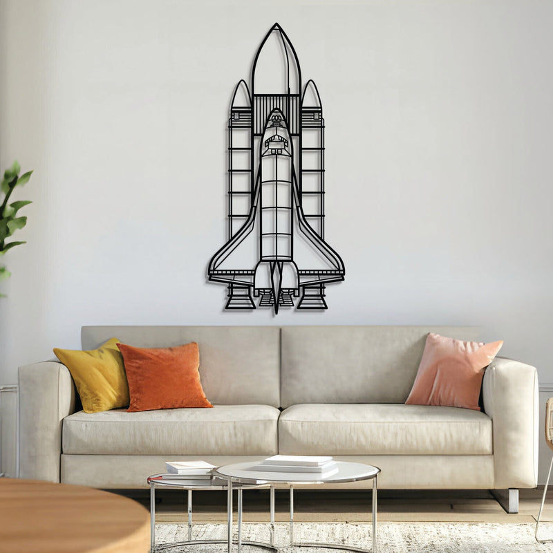 Space System Metal Aircraft Wall Art - NCP0128