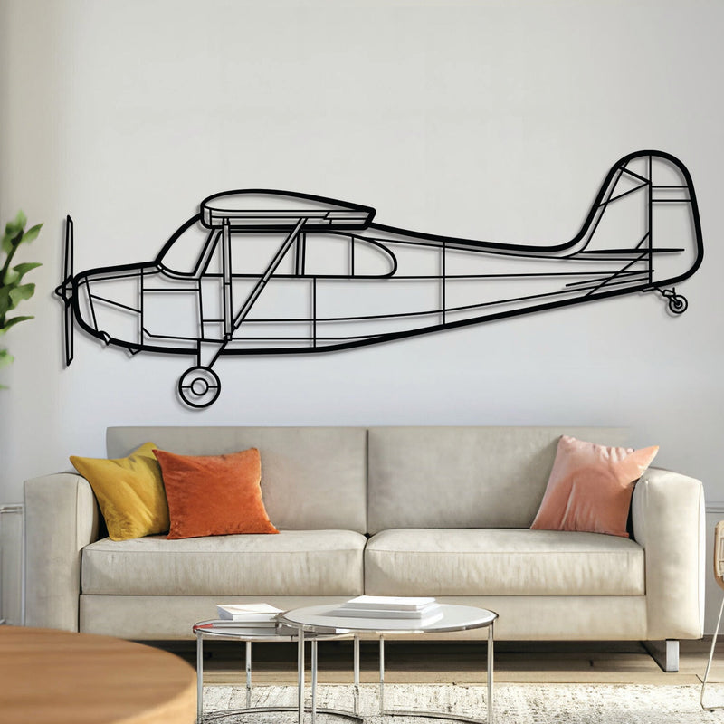 7AC Champion Metal Aircraft Wall Art - NCP0150