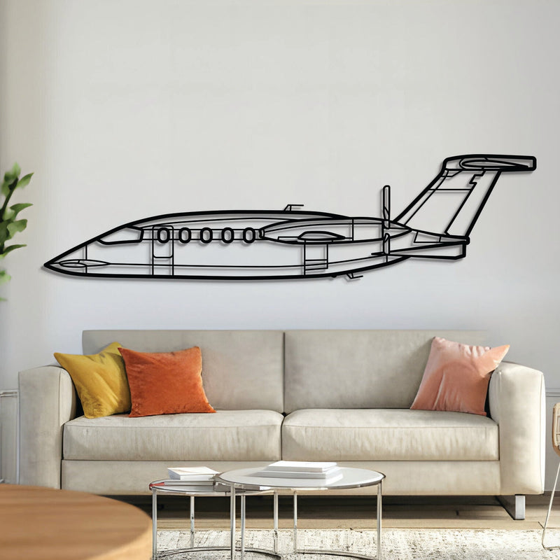 P-180 Avanti Metal Aircraft Wall Art - NCP0187