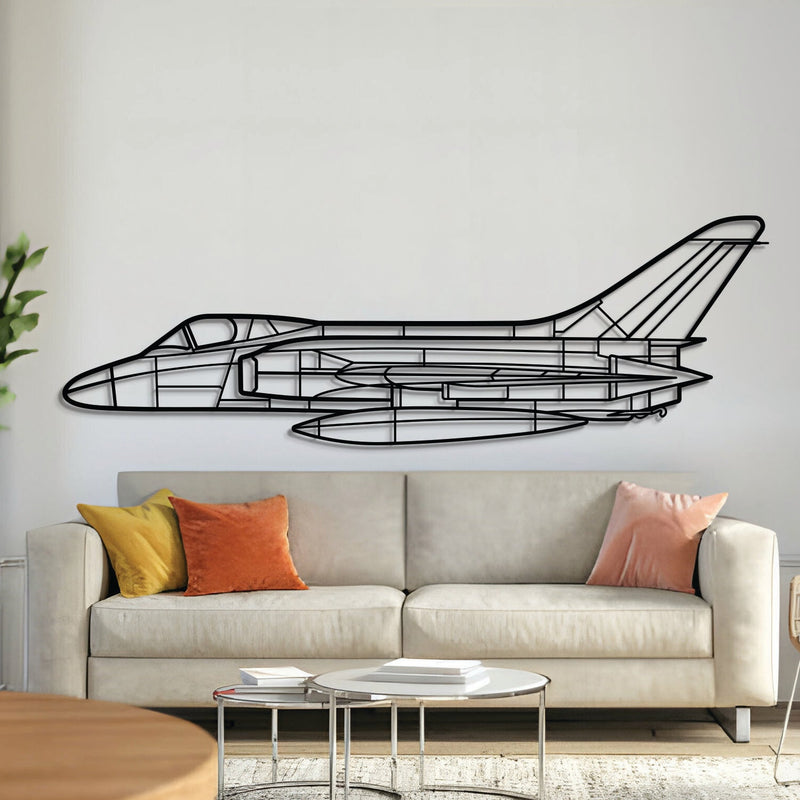 F4D Skyray Metal Aircraft Wall Art - NCP0475