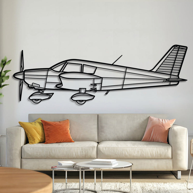 Cherokee PA-28-140 Metal Aircraft Wall Art - NCP0046