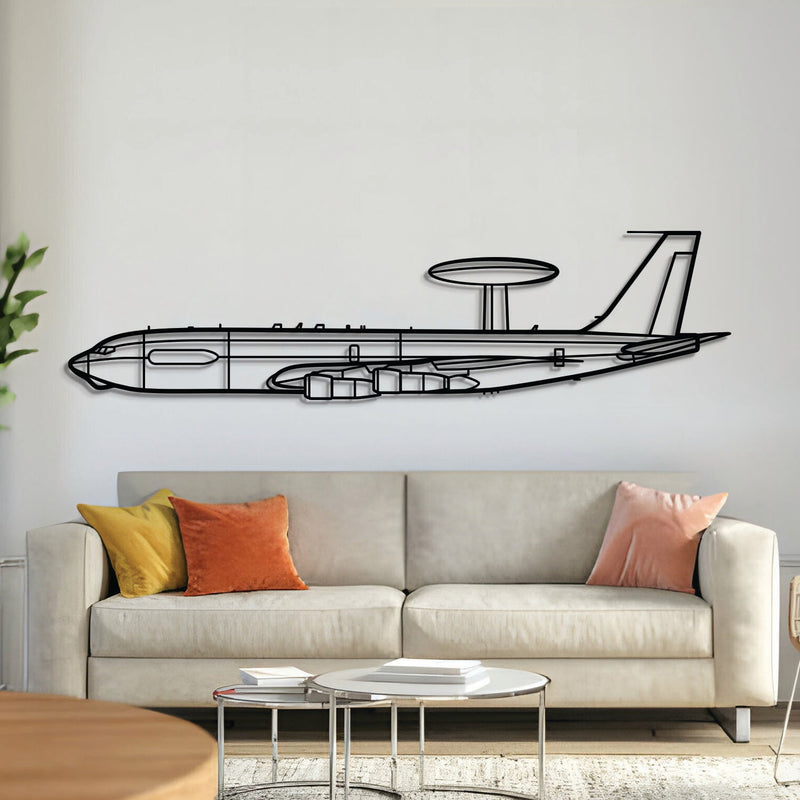 E-3C Sentry Metal Aircraft Wall Art - NCP0173