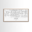 Aurora Street Map, Illinois Map, Map Print, Modern Art, Wall Art, Canvas Print, Room Décor For Teens, Cool Wall Art, Fun Gift, Classroom Art