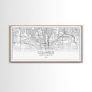 Columbus Street Map, Ohio Map, Map Print, Modern Art, Wall Art, Canvas Art, Cute Room Décor Aesthetic, Gift For Wife, Patriotic Décor