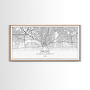 Dallas Street Map, Texas Map, Map Print, Minimalist Art, Wall Art, Canvas Art, Patriotic Décor, Boys Room Décor, Tiny House Gift, Home Décor