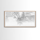 El Paso Street Map, Texas Map, Map Art, Minimalist Art, Wall Art, Canvas Art, Dorm Room Décor, Unique Room Décor, Father Gift, Prints