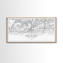 Fort Worth Map, Texas Map, Map Art, Minimalist Art, Wall Art, Canvas Art, Lake House Décor, RV Wall Décor, Birthday Gift, Office Wall Print