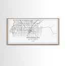 Henderson City Map, Nevada Map, Map Art, Minimalist Art, Wall Art, Canvas Art, Office Art, Cabin Gifts, Hanging Wall Décor, Trendy Wall Art