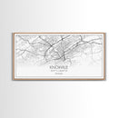 Knoxville City Map, Tennessee Map, Map Art, Modern Art, Wall Art, Canvas Art, Cabin Wall Art, Bon Voyage Gift, Rustic Country Décor, Prints