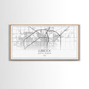 Lubbock City Map, Texas Map, Map Art, Modern Art, Wall Art, Canvas Art, Gift For Women, Living Room Wall Art, Wall Hanging, Texas Wall Art