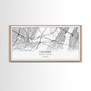 Newark City Map, New Jersey Art, Map Print, Minimalist Wall Art, Wall Art, Canvas Art, Travel Wall Art, Friend Gift, Teen Birthday Gift