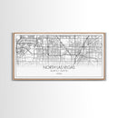 North Las Vegas City Map, Nevada Art, Map Print, Minimalist Wall Art, Wall Art, Canvas Art, Gamer Room Décor, Teacher Gift, Teen Boy Décor