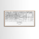 Ontario City Map, California Art, Map Print, Minimalist Wall Art, Wall Art, Canvas Art, Teen Birthday Gift, Trendy Wall Art, Horizontal Art