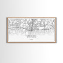 Orlando City Map, Florida Art, Map Print, Minimalist Wall Art, Wall Art, Canvas Art, New Homeowner Gift, Gaming Wall Décor, Wall Hanging