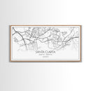 Santa Clarita City Map, California Art, Map Print, Modern Wall Art, Wall Art, Canvas Art, Best Friend Gifts, Family Room Art, Home Décor