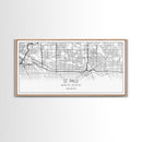 St Paul City Map, Minnesota Art, Map Print, Modern Wall Art, Wall Art, Canvas Art, Bedroom Teen Girl Art, Newlywed Gift, College Dorm Décor