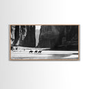 Cowboys Riding in Dusty Canyon, Striking Wall Art for Living Room or Bedroom, Framed Canvas Print, Home Decoration