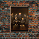 Halloween Wall Art, Spooky Room Decor, Horror Decor, Creepy Art, Ghost Art, Dark Fantasy, Canvas Print, Wall Art, Vertical Print, Room Decor