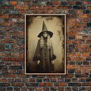 Witch Wall Decor, Dark Art Print, Horror Art Print, Weird Art Print, Canvas Print, Wall Art, Vertical Print, Home Decor, Wall Decor