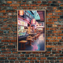 Japanese Restaurant, Japanese Wall Art, Asian Wall Art, Canvas Print, Wall Hanging, Portrait Art, Business Gift, Office Wall Decor, RV Decor