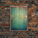Locker Decor, Rustic Wall Decor, Minimalist Wall Art, Canvas Print, Wall Hanging, Portrait Art, Trendy Wall Art, Modern Prints, Room Decor