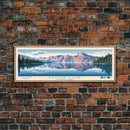 Crater Lake National Park, Panoramic Oregon Travel Art, National Park Print, Minimalist Travel Art, Midcentury Modern Style Landscape