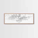 Panoramic Bakersfield City Map, California Art, Map Print, Minimalist Wall Art, Canvas Art, Housewarming Gift, Street Map Art, Closing Gift