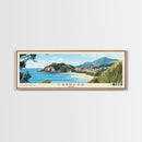 Cabrera, Spain Panoramic Beach Print, Vacation Gift, Spain Wall Art, Beach Painting, Beach Decor, Beach Painting