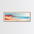 Dalia Beach, Morocco Panoramic Beach Print, Vacation Gift, Morocco Wall Art, Beach Painting, Beach Decor, Beach Painting