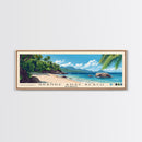 Grande Anse Beach, Seychelles Panoramic Beach Print, Vacation Gift, Seychelles Wall Art, Beach Painting, Beach Decor, Beach Painting