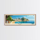 Ibiza, Spain Panoramic Print, Vacation Gift, Spain Wall Art, Vacation Wall Art, Vacatation Memories, Beach Decor, Beach Or Lakehouse Art