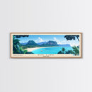 Ko Lipe, Thailand Panoramic Print, Vacation Gift, Thailand Wall Art, Beach Painting, Beach Decor, Beach Or Lakehouse Art