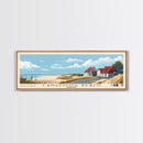 Langeoog Beach, Germany Panoramic Print, Vacation Gift, Germany Wall Art, Beach Painting, Beach Decor, Beach Or Lakehouse Art