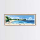 Lime Cay, Jamaica Panoramic Print, Vacation Gift, Jamaica Wall Art, Beach Painting, Beach Decor, Beach Or Lakehouse Art