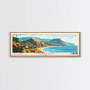 Lobitos, Peru Panoramic Print, Vacation Gift, Peru Wall Art, Beach Painting, Beach Decor, Large Wall Art, Wood Frame Art