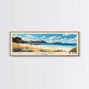 Lucky Bay, Australia Panoramic Print, Vacation Gift, Australia Wall Art, Beach Painting, Beach Decor, Beach Or Lakehouse Art