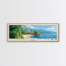 Manzanillo del Mar, Colombia Panoramic Beach Print, Vacation Gift, Colombia Wall Art, Framed Canvas Print, Framed Beach Painting
