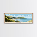 Mothecombe, United Kingdom Panoramic Print, Vacation Gift, United Kingdom Wall Art, Beach Painting, Beach Decor, Beach Or Lakehouse Art