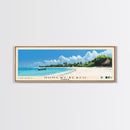 Nungwi Beach, Zanzibar Panoramic Beach Print, Vacation Gift, Zanzibar Wall Art, Framed Canvas Print, Framed Beach Painting